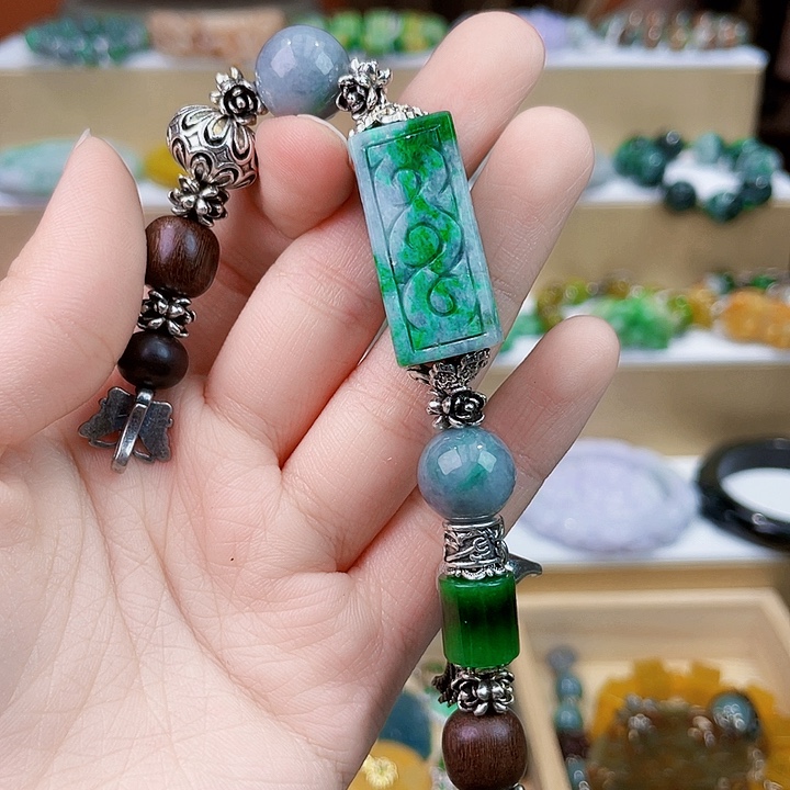 翡翠未镶嵌手链手链