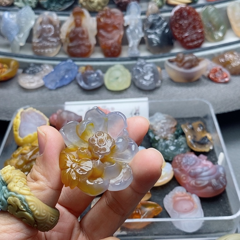 【闪购商品】未镶嵌吊坠定制玛瑙