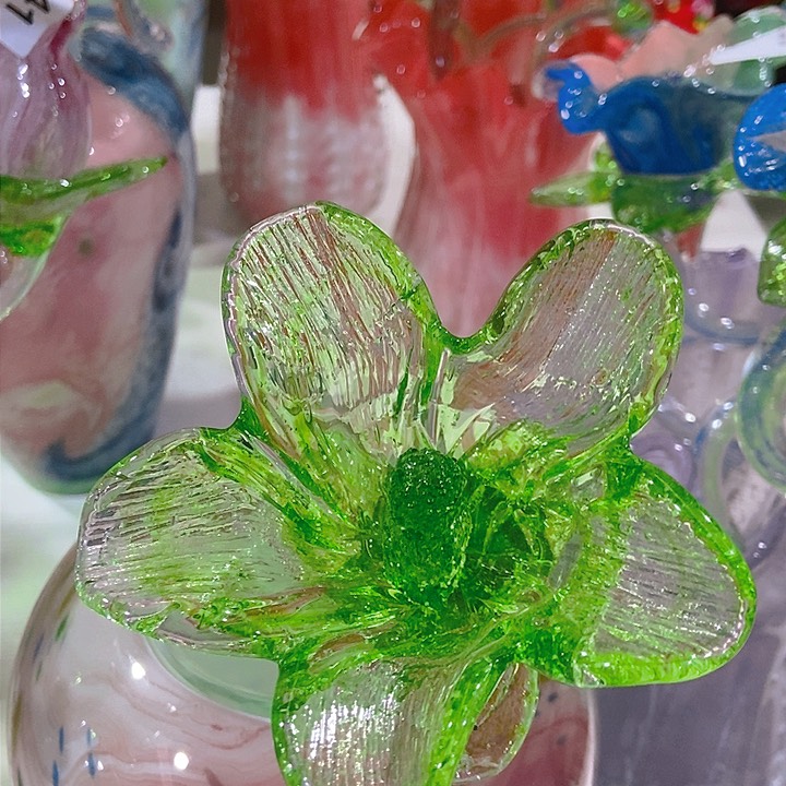 无铅玻璃琉璃花高45口9