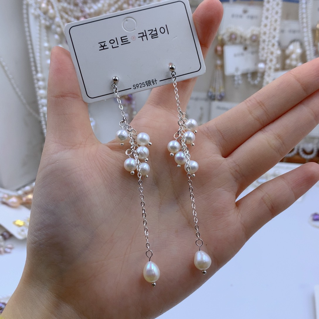 颈饰合金淡水珍珠