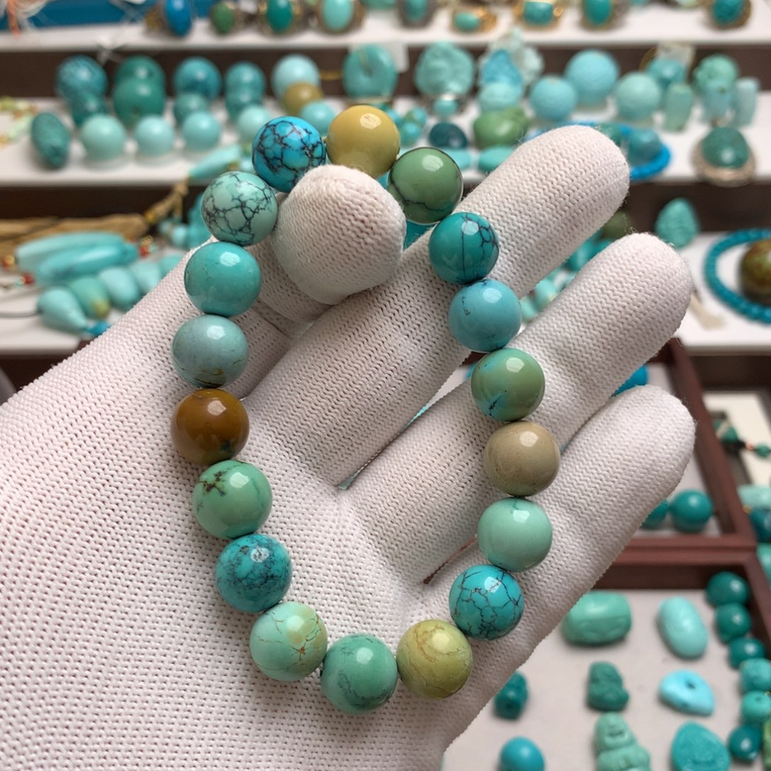 绿松石未镶嵌散珠