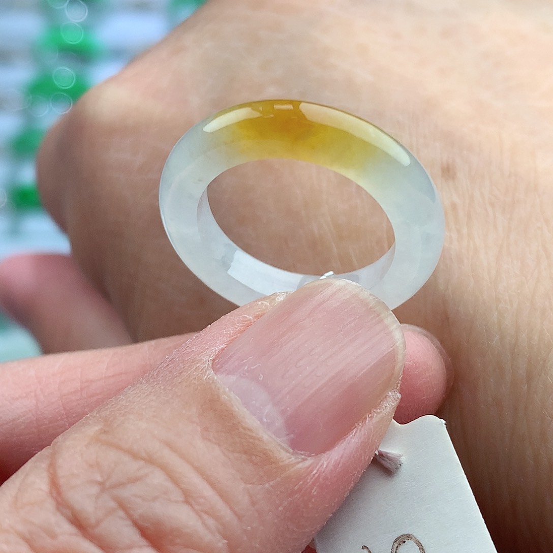 未镶嵌戒指翡翠10号