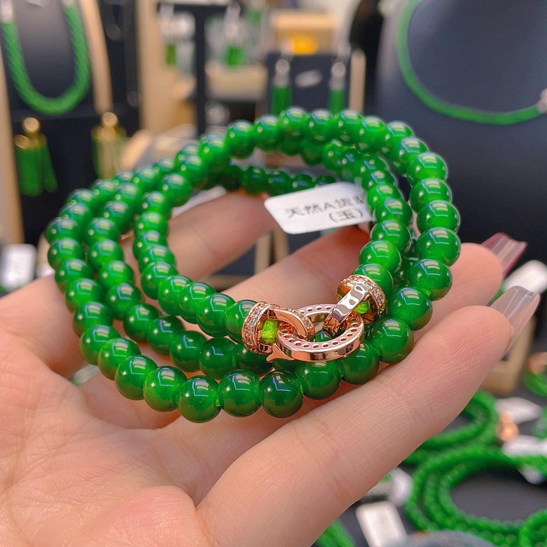 翡翠项链未镶嵌卡7