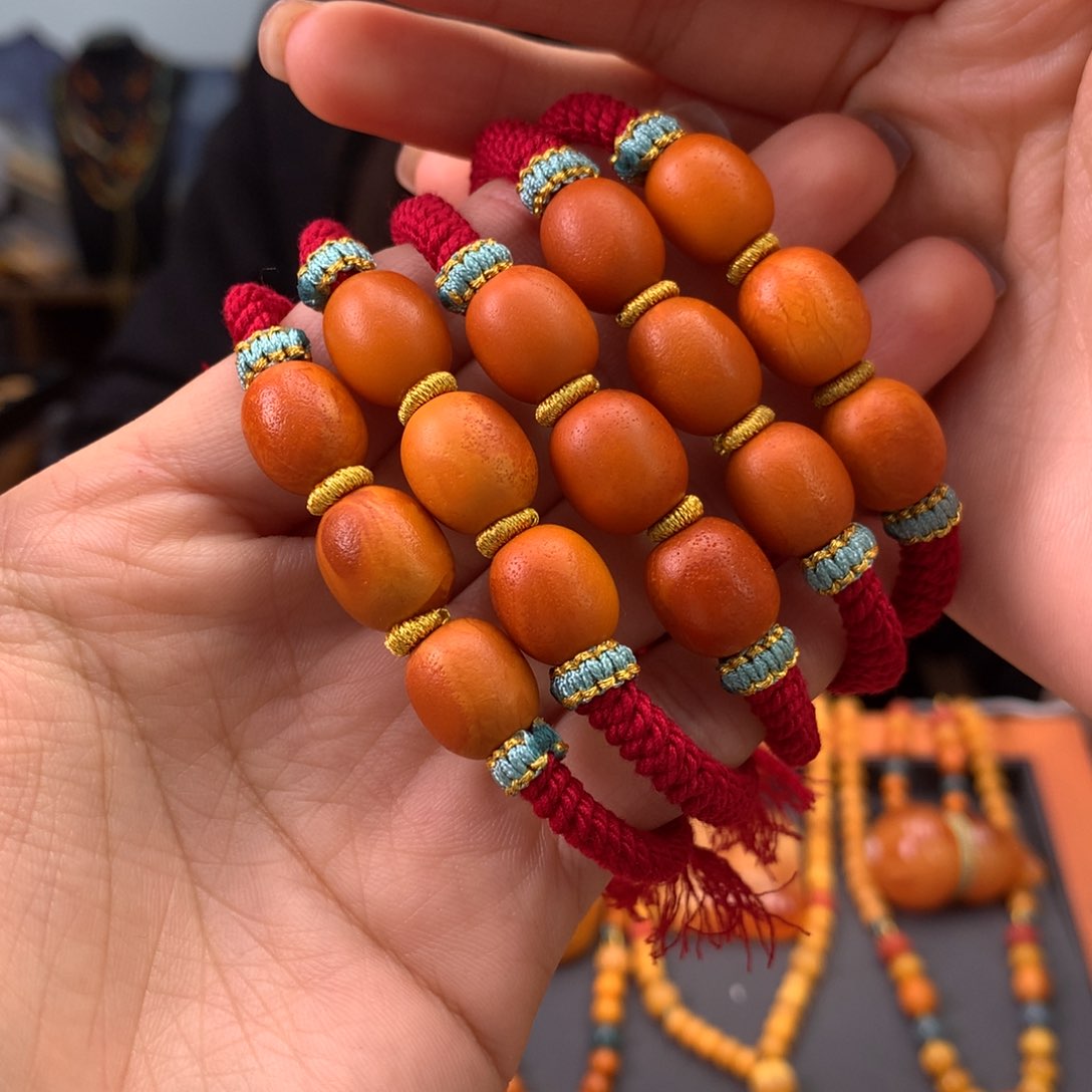 蜜蜡手绳未镶嵌多样性发一