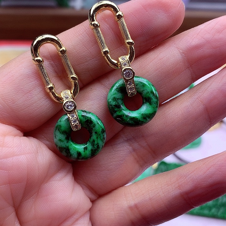 翡翠颈饰银S925镶嵌翡翠