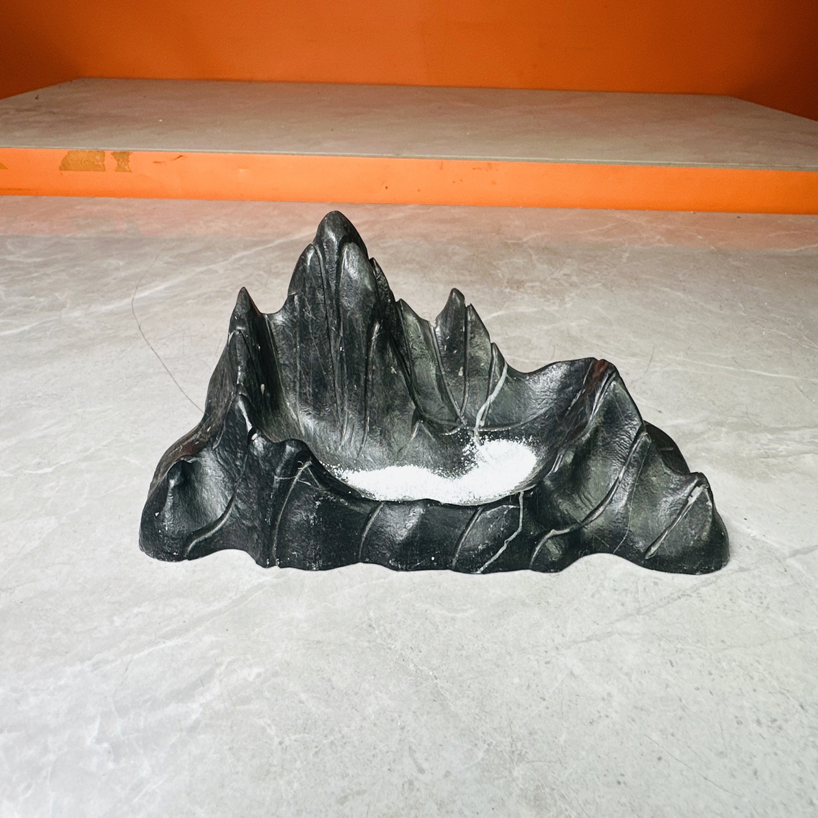 天然中式灵璧石山峰造型鱼缸造型家居观赏摆件尺寸20 8 8