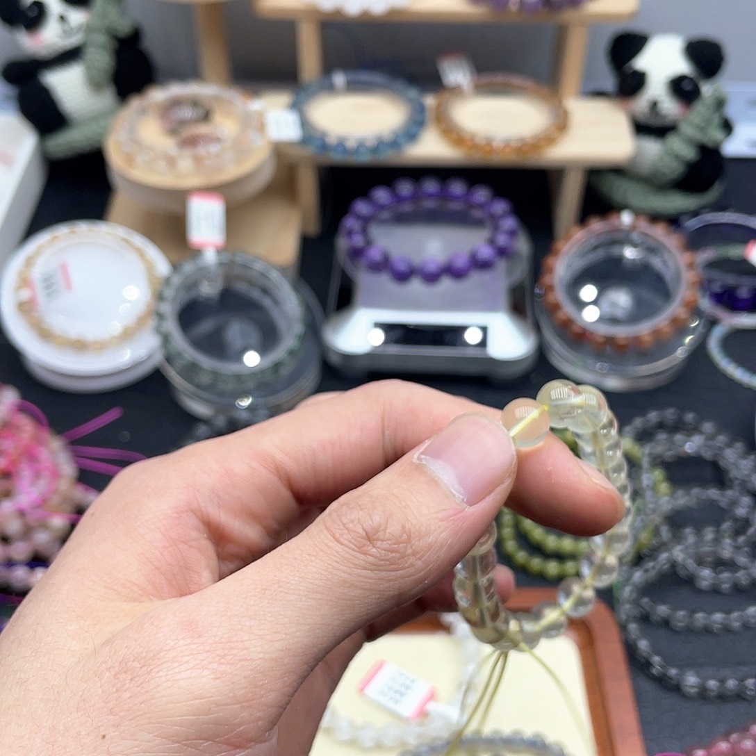 水晶手链未镶嵌柠檬黄