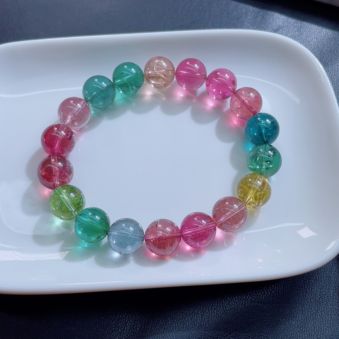 手链碧玺未镶嵌11.6mm左右