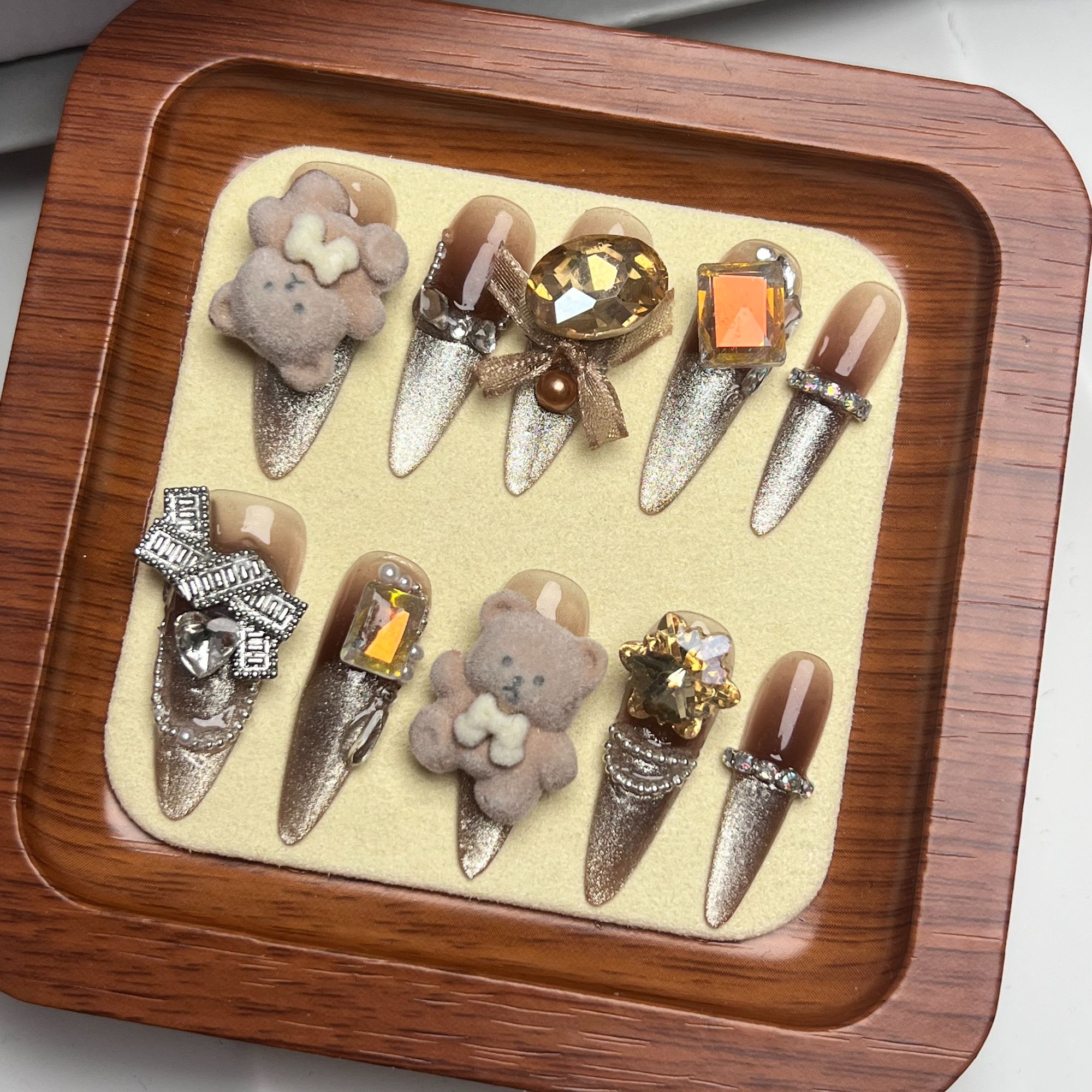 1号链接-第五人格概念甲纯手工轻奢重工风印象甲接投稿送工具包