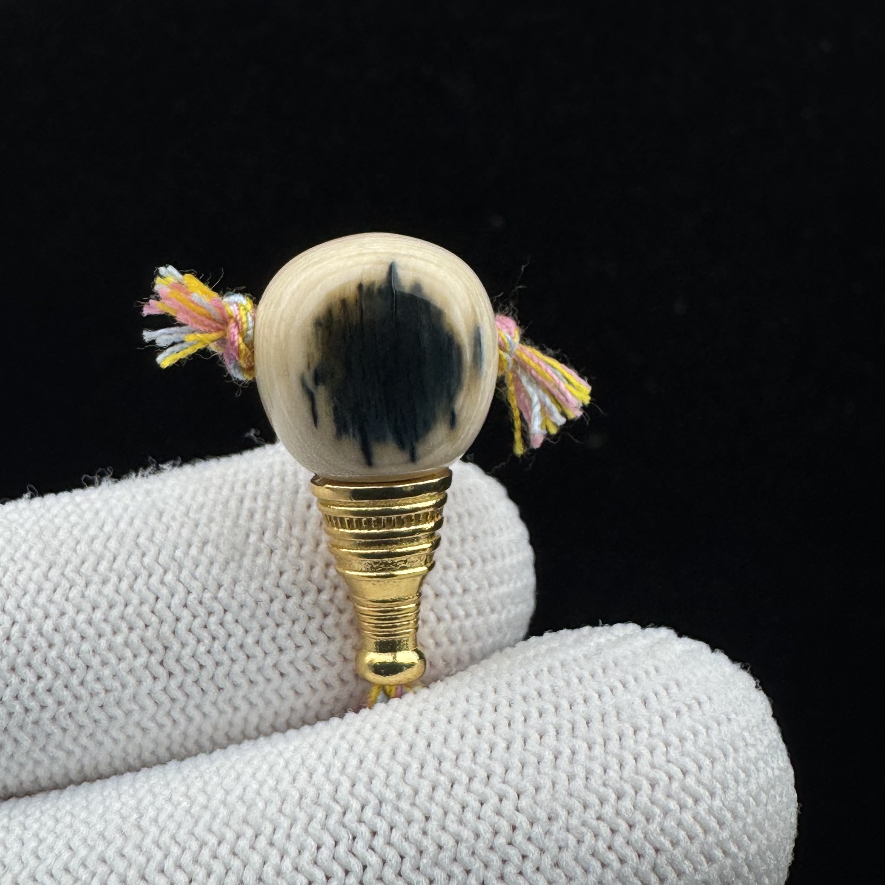 D7162天然猛犸牙 三通 13.3*24.5mm支持鉴定 假一罚四