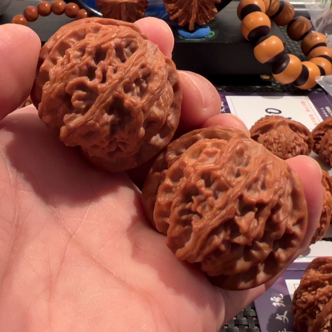 L***u把件文玩核桃苹果园41