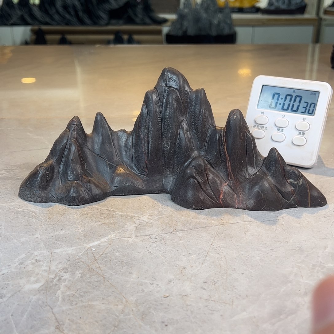 豆***妈灵璧奇石博览会摆件