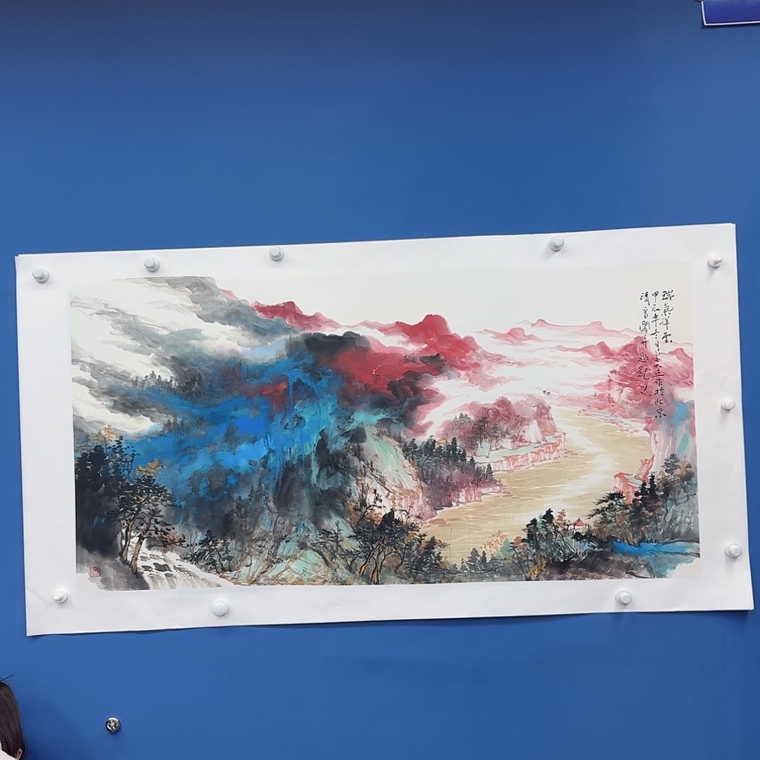 国画多次参加国内外大型展览交流