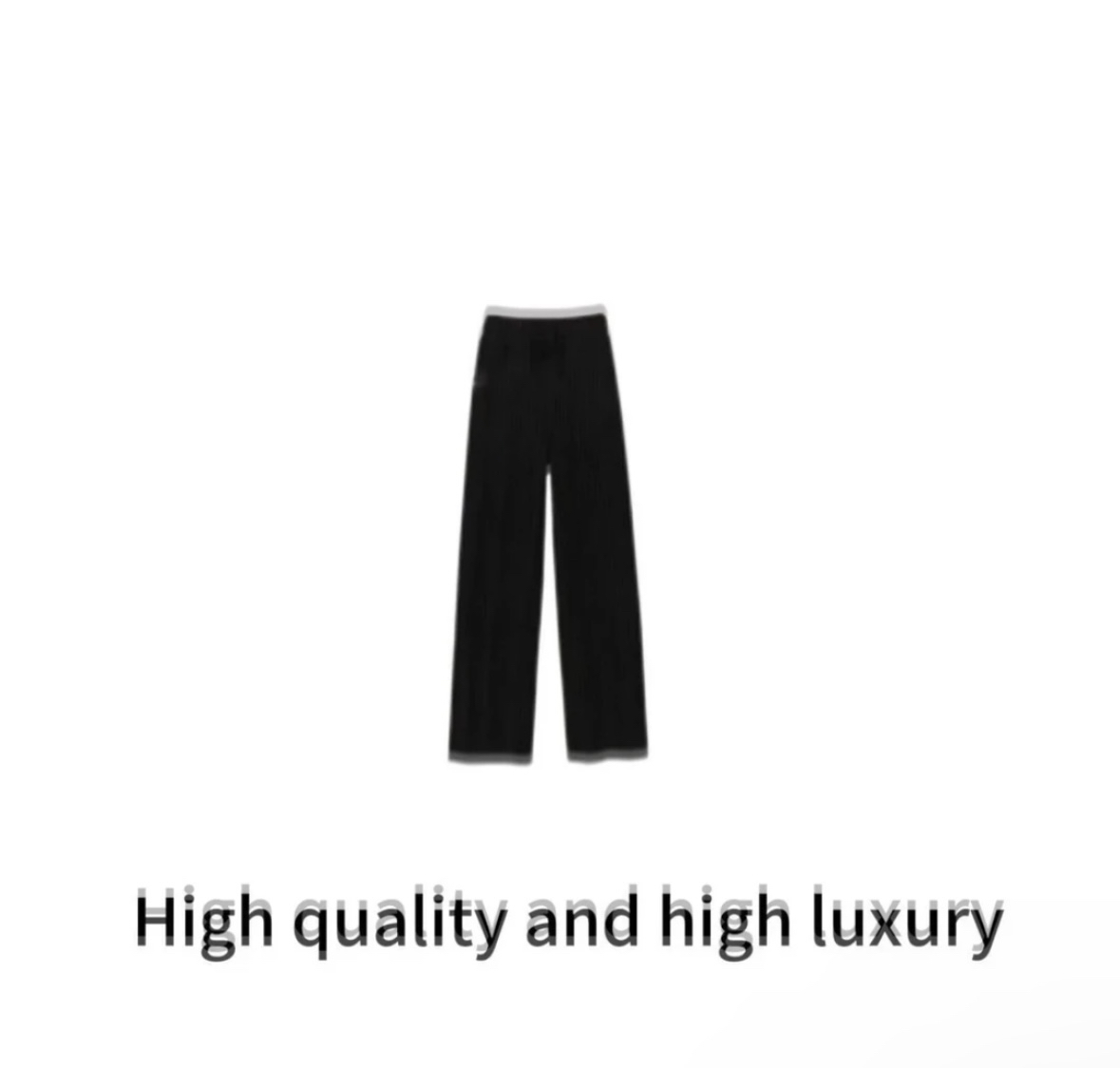 【断码不加】休闲时尚百搭气质女士松紧腰长裤