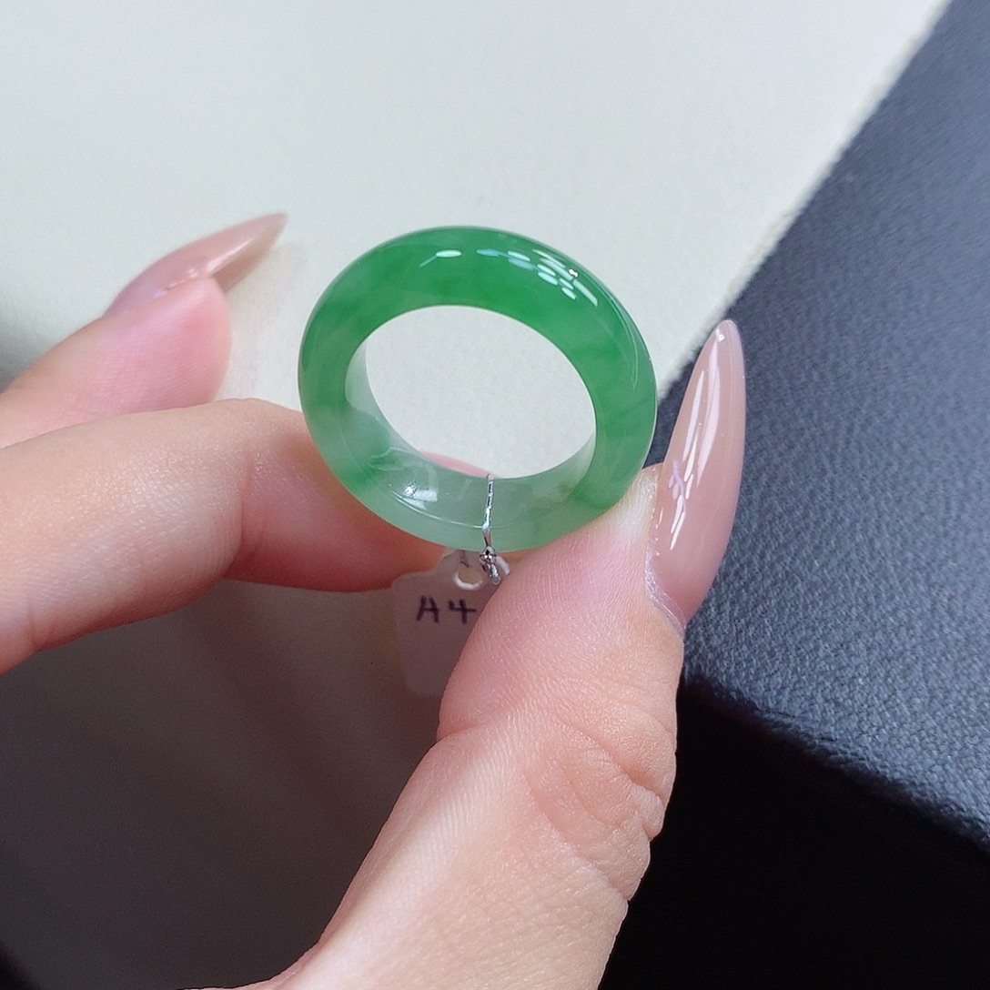 翡翠未镶嵌戒指14-15号