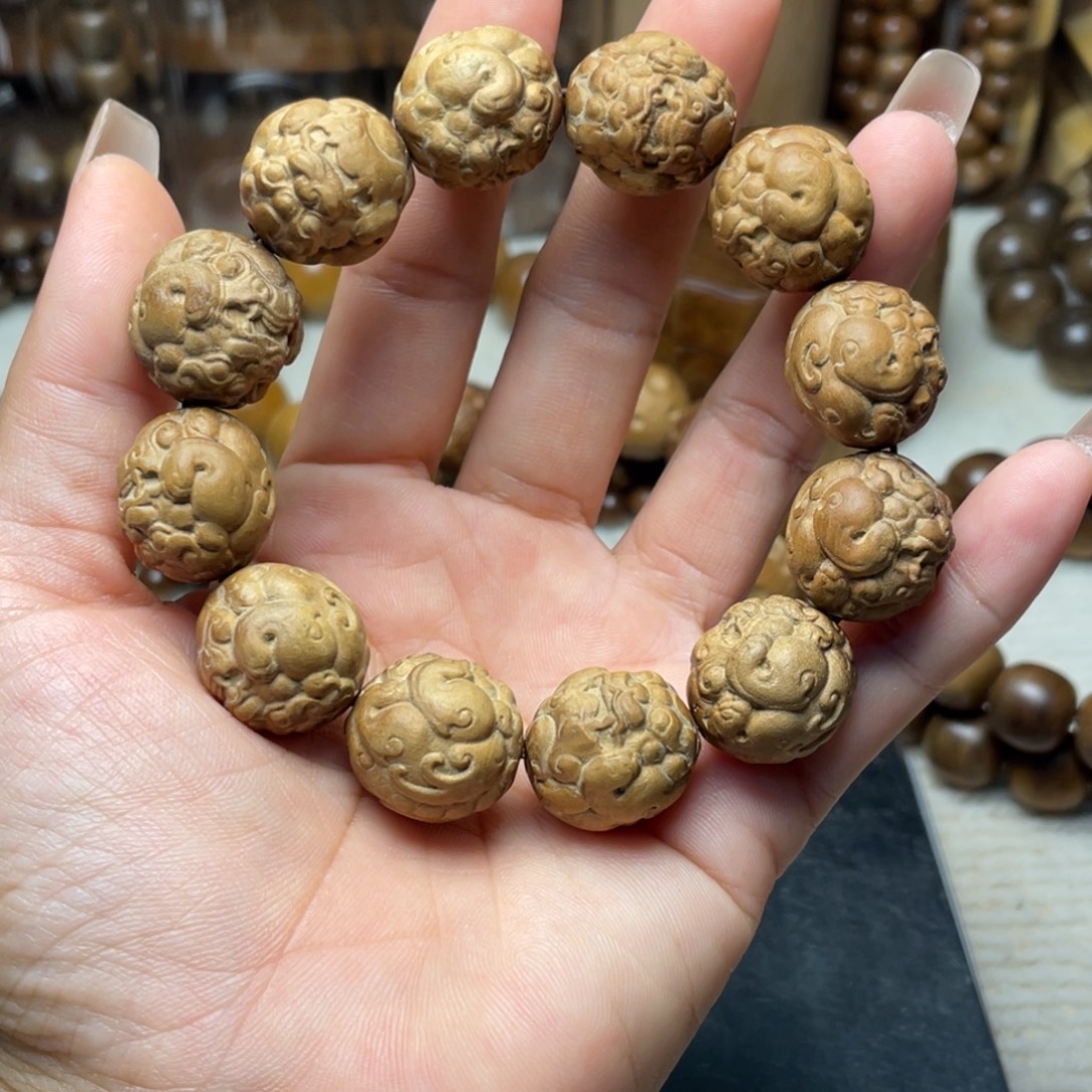 檀香木手串/手链正区印度老山檀香1.8貔貅