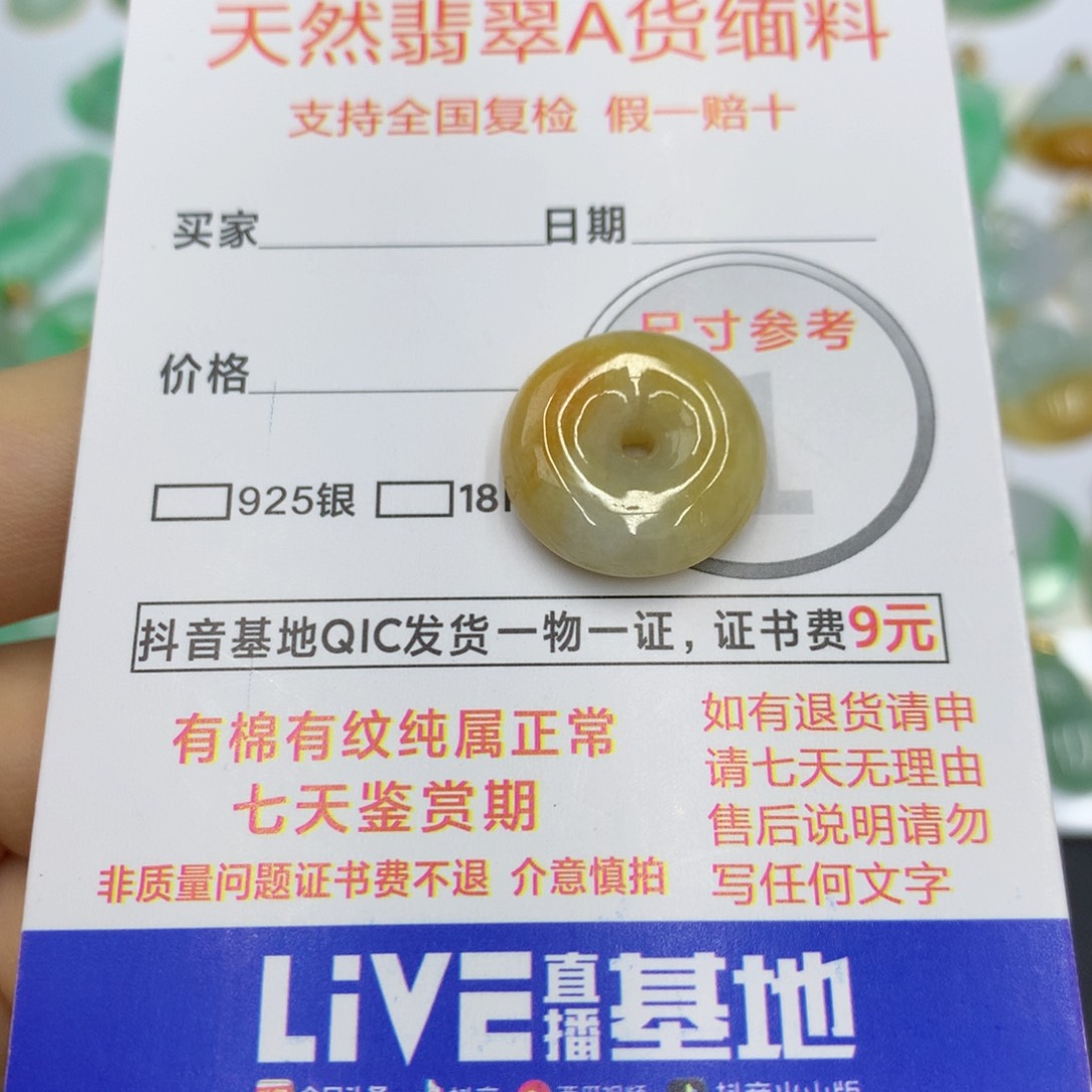 翡翠颈饰未镶嵌翡翠
