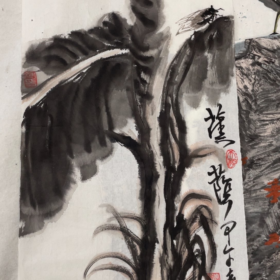 国画陈尧老师绘画