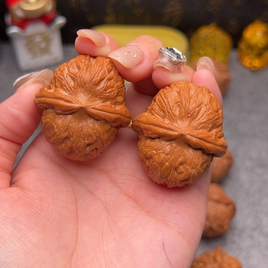 把件文玩核桃毕业精品精配元宝全品40.9绝配