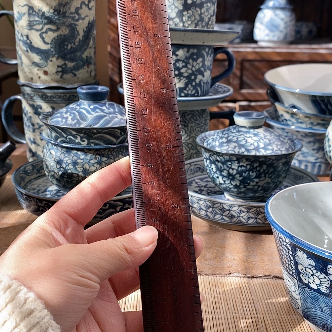 箐*园手工手绘青花陶瓷