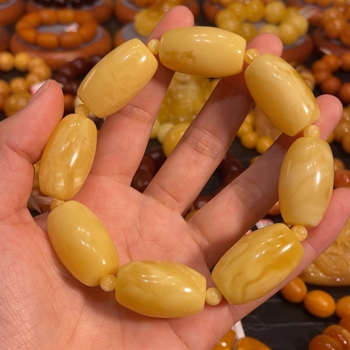 蜜蜡手链未镶嵌蜜蜡