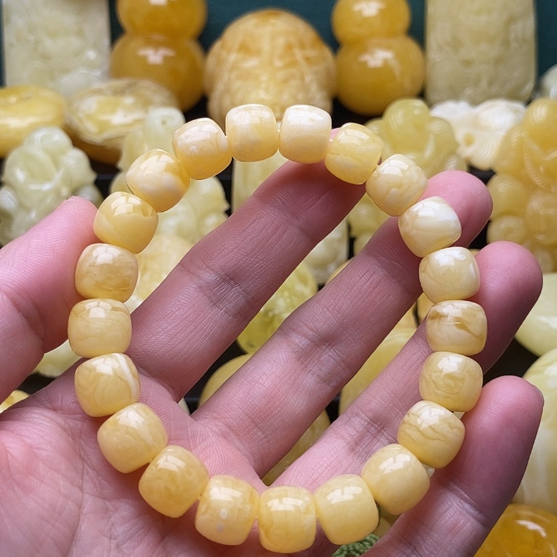 琥珀颈饰未镶嵌琥珀蜜蜡吊坠