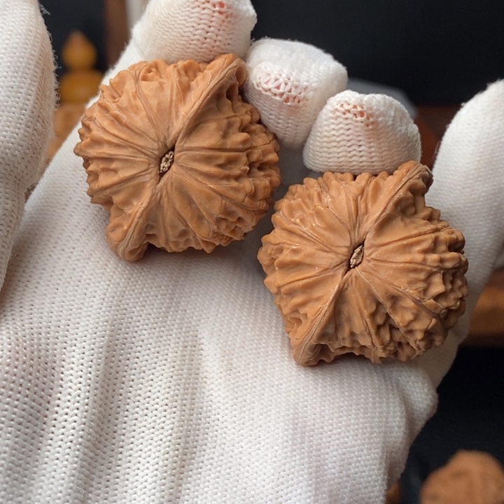 文玩核桃把件乐**哉全品磨盘