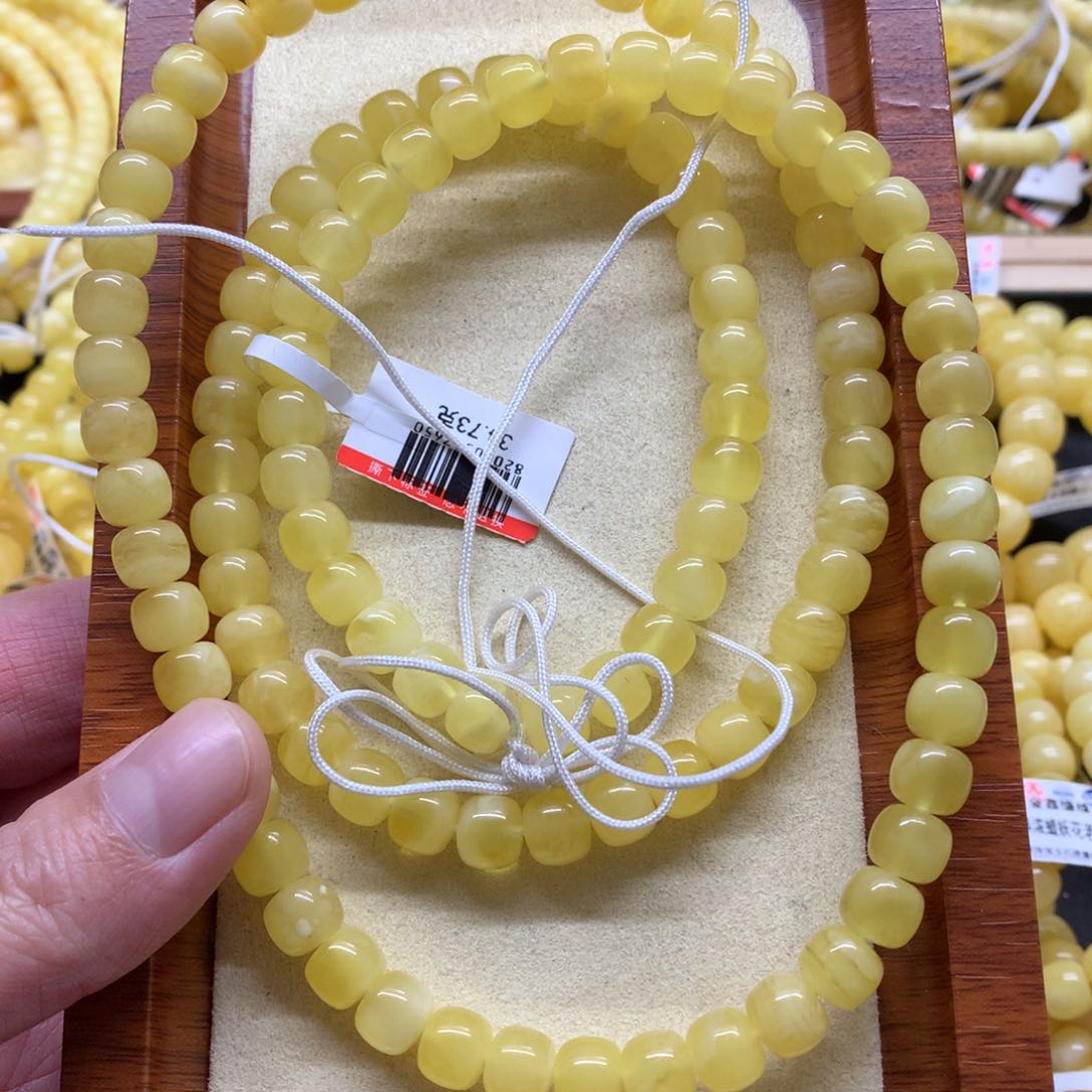 蜜蜡手链未镶嵌蜜蜡