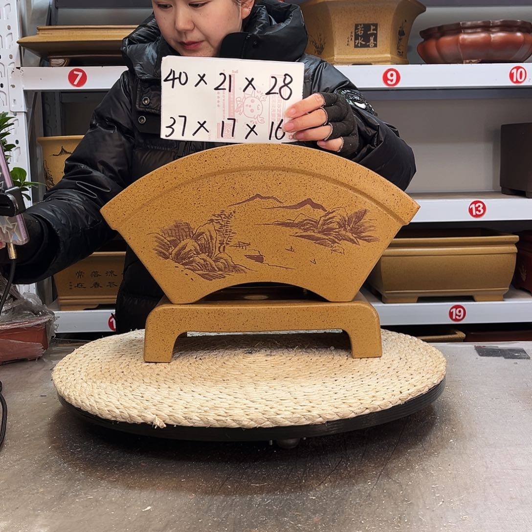 紫砂花盆紫砂花盆