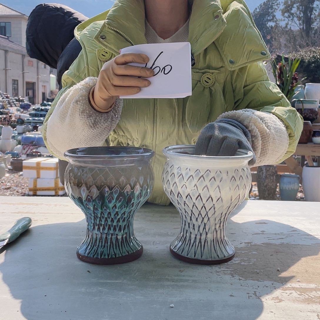 红陶王嫂花盆0210-260