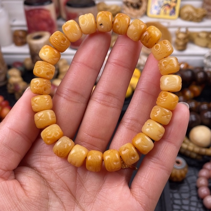 驼骨手串/手链骆驼骨桶珠阿呆10