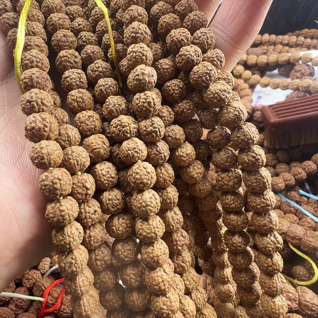 吊坠金刚菩提8m左右，龙鳞纹，两条保108