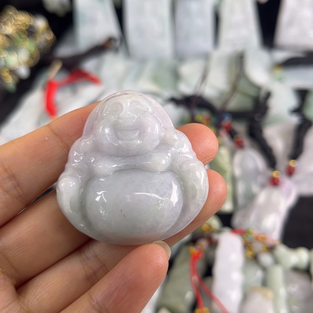 翡翠未镶嵌吊坠(不含链)瑕疵