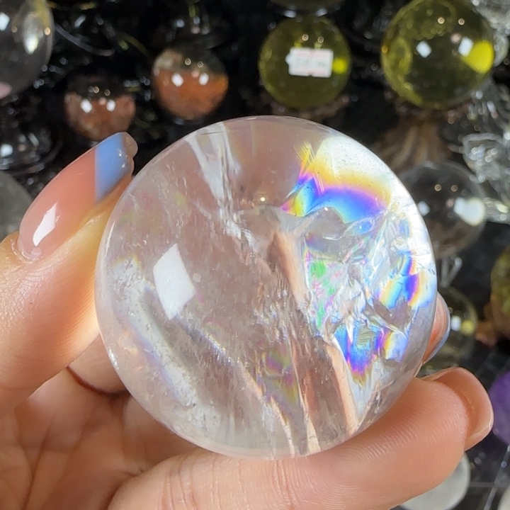 水晶天然水晶球J26未镶嵌天然3.7公分
