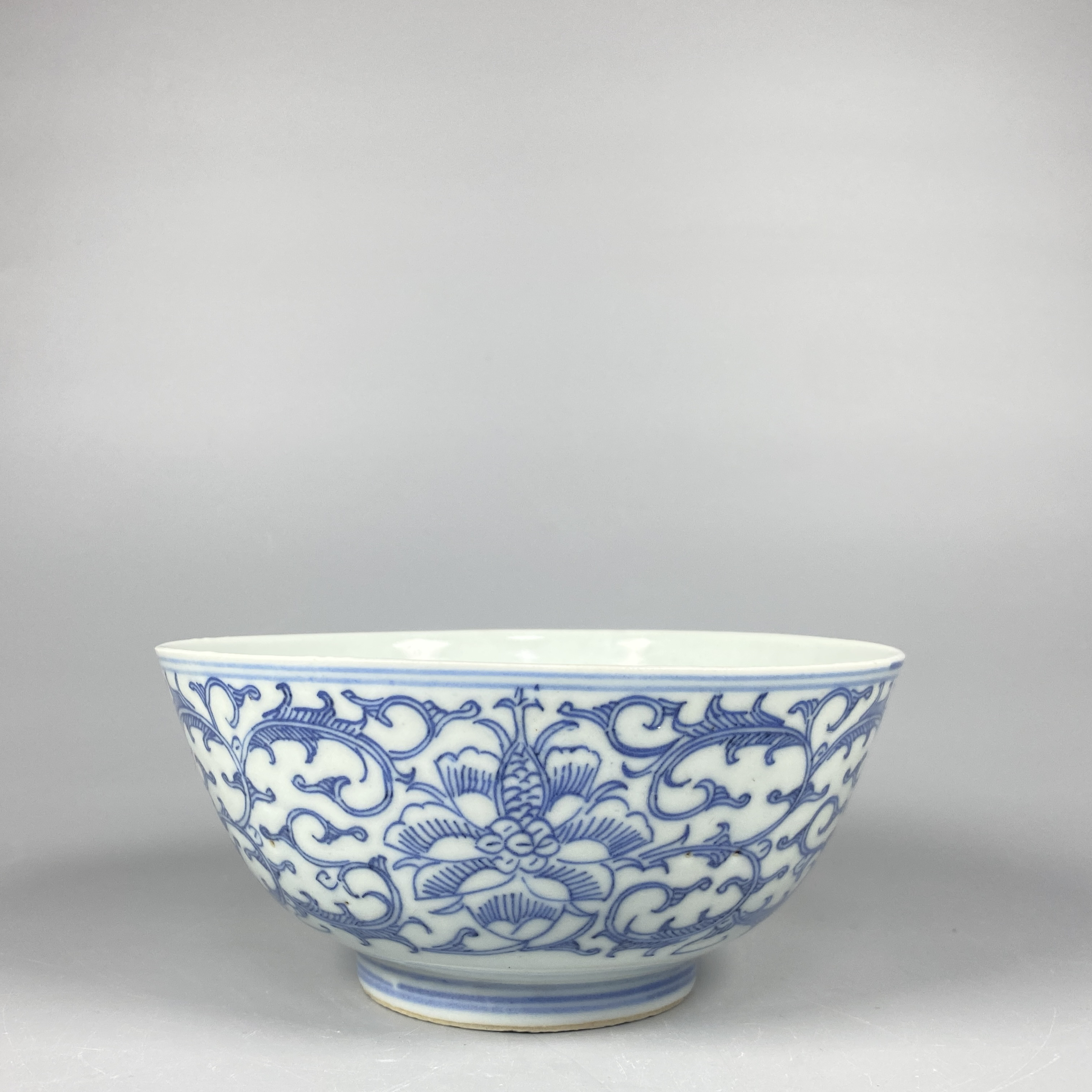 022051896 清中期 青花花卉纹碗/DB/云南省文物总店