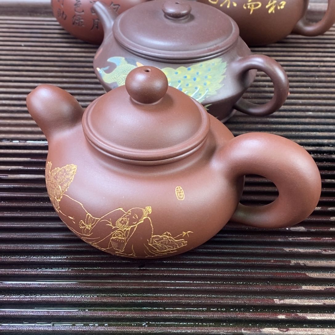 紫砂茶壶空**道白定6 福利价