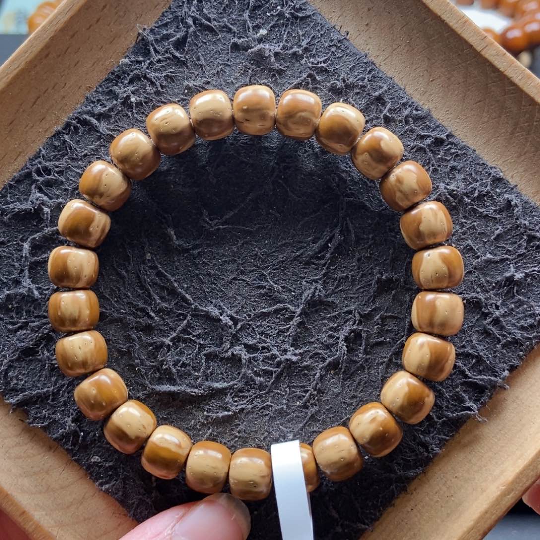 紫金鼠手串9mm实心老型花皮