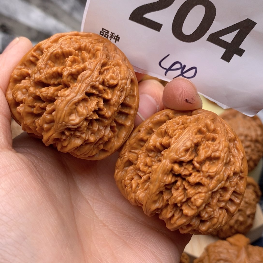 文玩核桃把件204号44粗筋