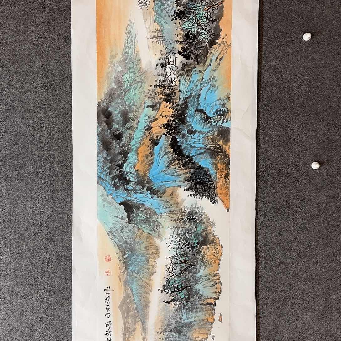 国画杜浩老师手绘作品