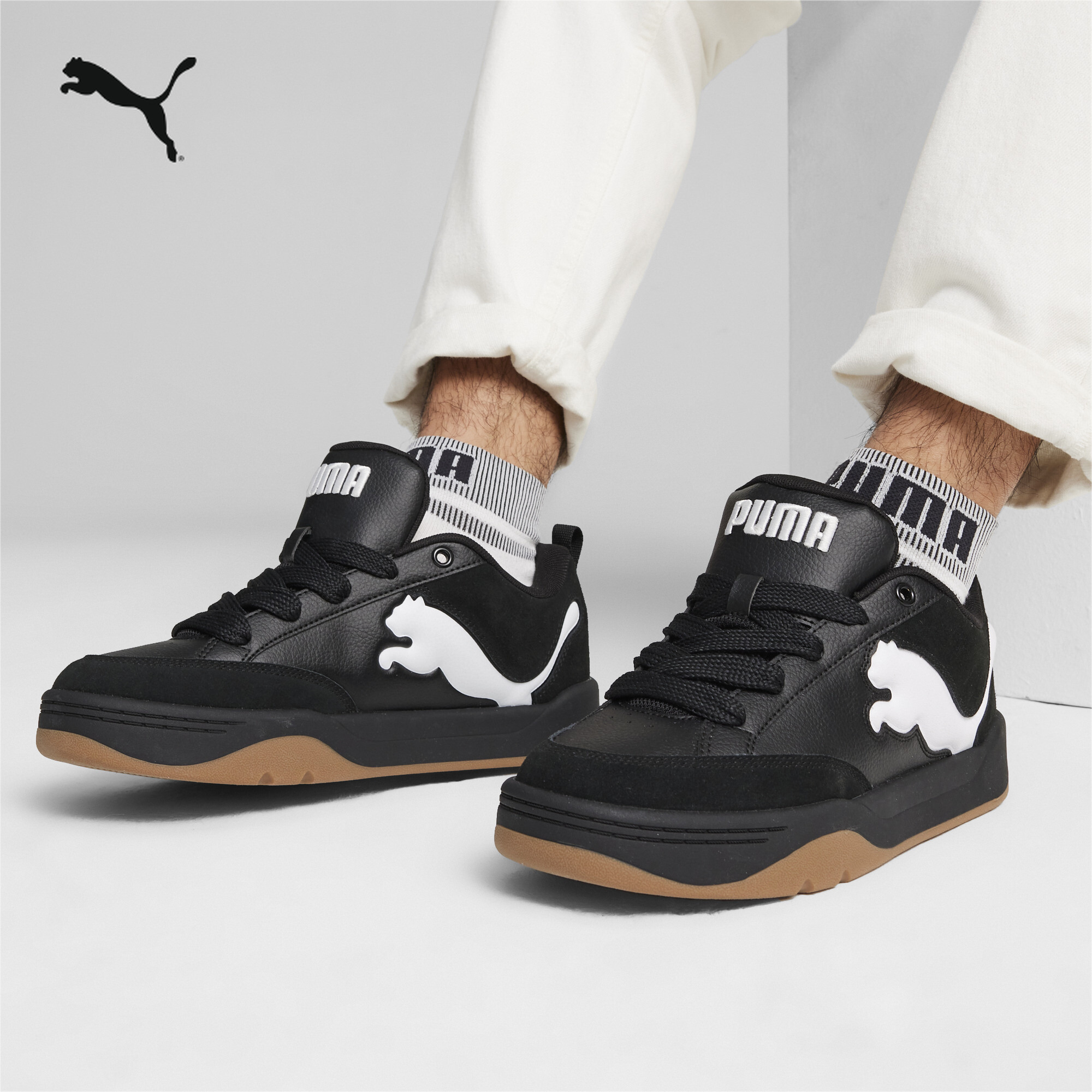 PUMA彪马【面包鞋】经典复古滑板鞋男女撞色休闲运动鞋PARK 395022