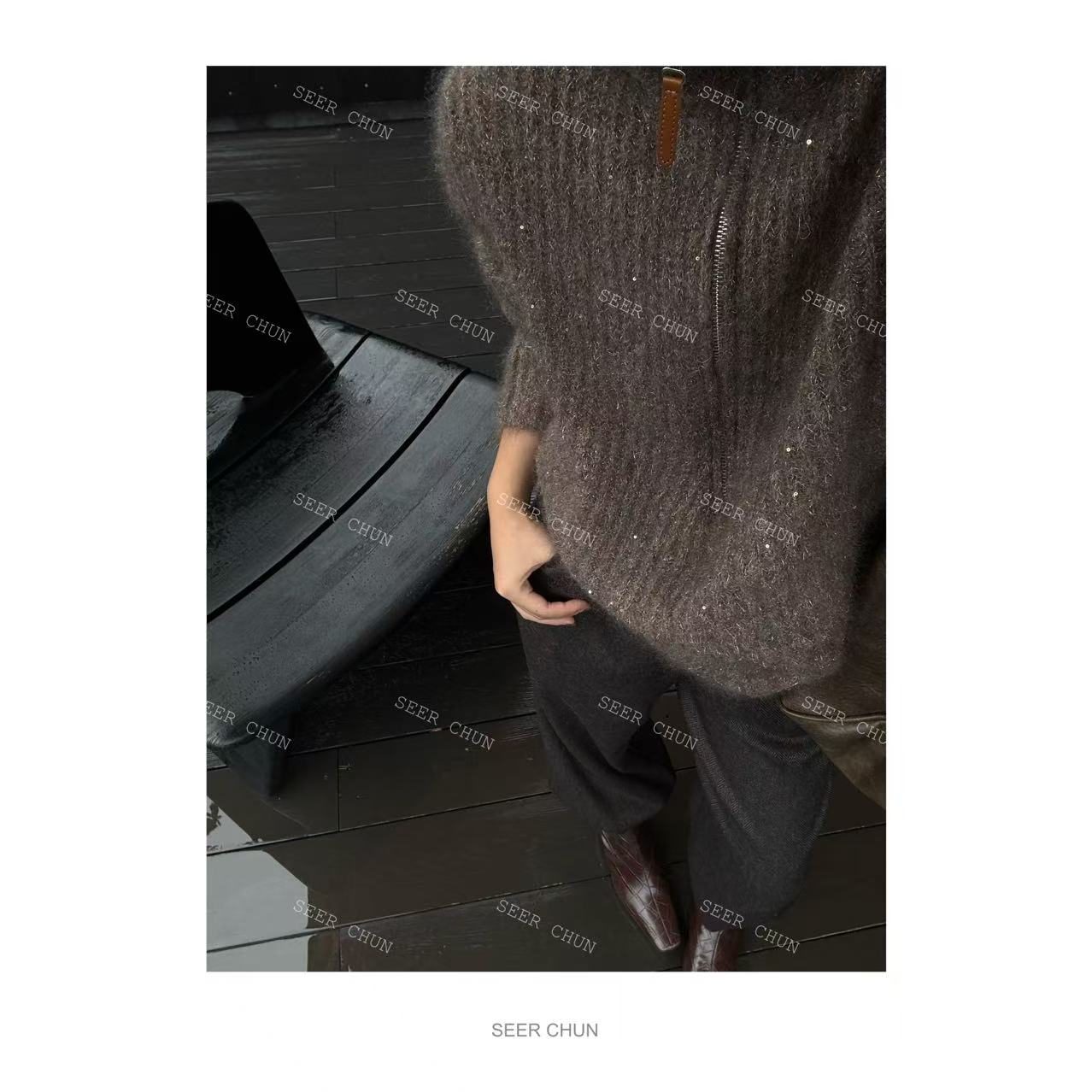 SEER CHUN“星动马海”马海毛毛衣 60180