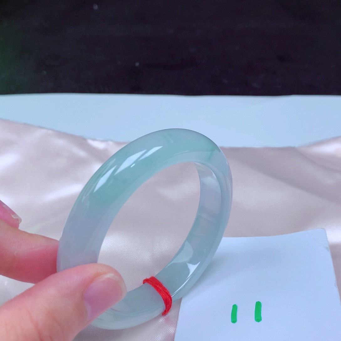 未镶嵌手镯翡翠缅甸天然A货翡翠手镯53