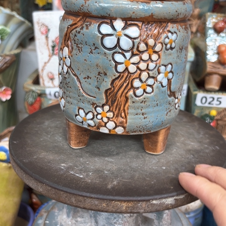 紫砂花盆粗陶材质多肉花盆