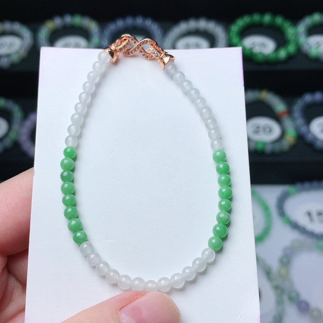 翡翠手链未镶嵌翡翠