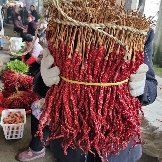 中国大陆龙场鸡爪辣干辣椒1斤装
