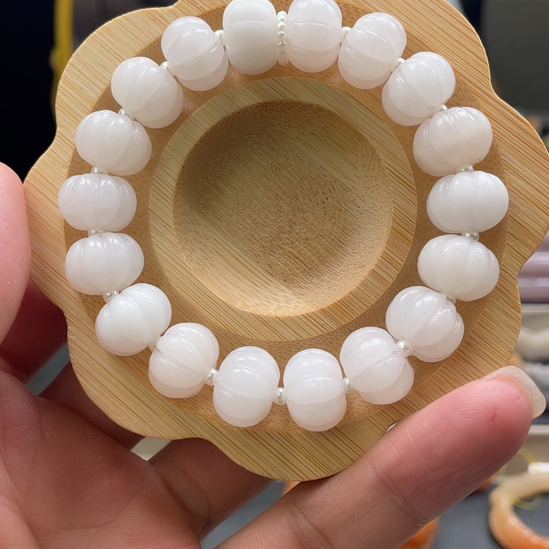 石英质玉未镶嵌手串