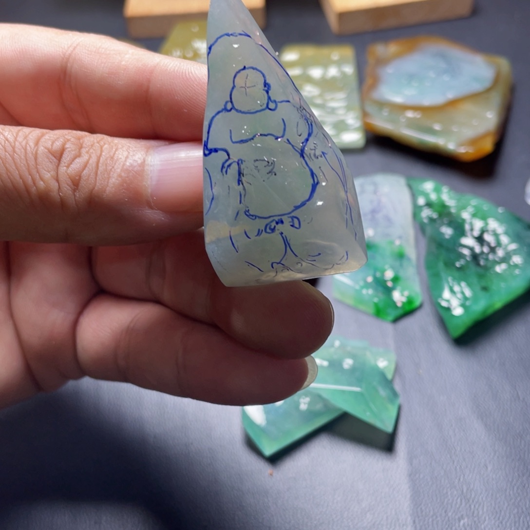 定制翡翠未镶嵌不退不换
