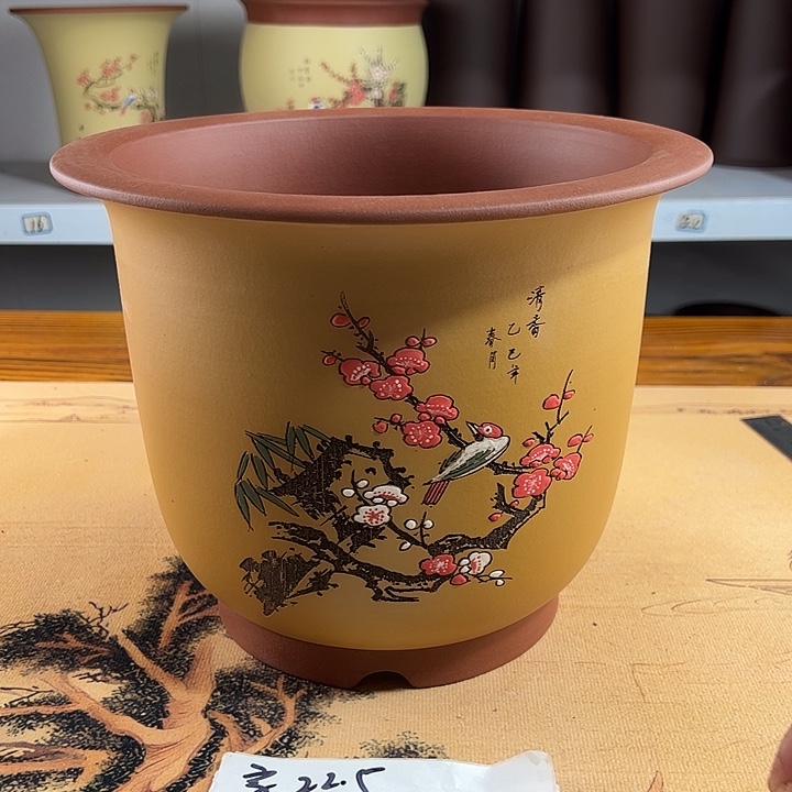 紫砂花盆9紫砂兰花盆356