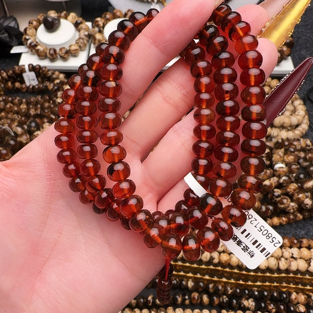 琥珀未镶嵌手链抚顺琥珀