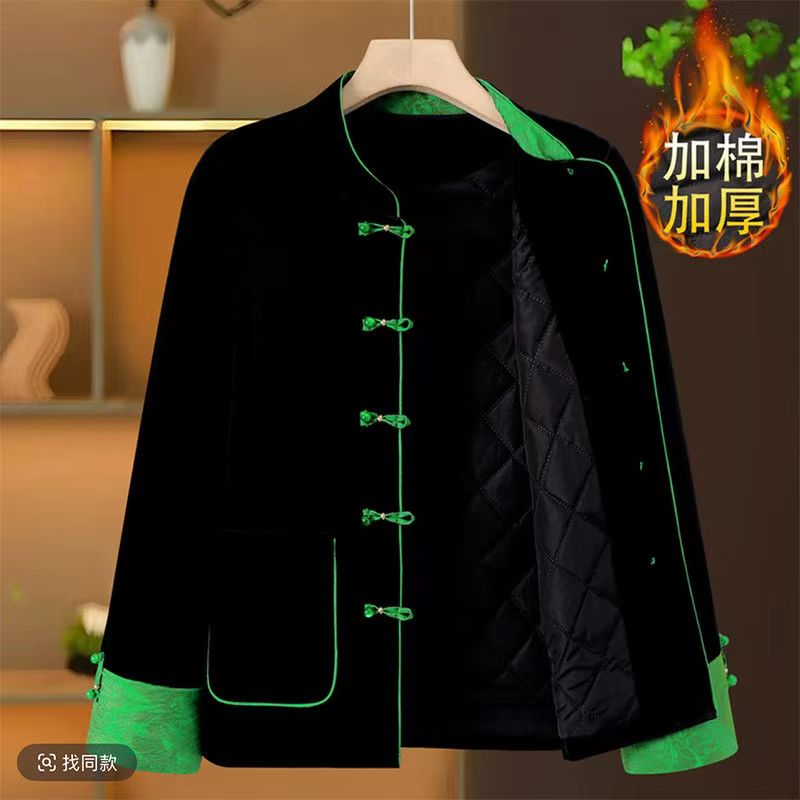 女装冬季新款加厚棉服外套秋冬立领加厚国风中式复古保暖棉袄2025